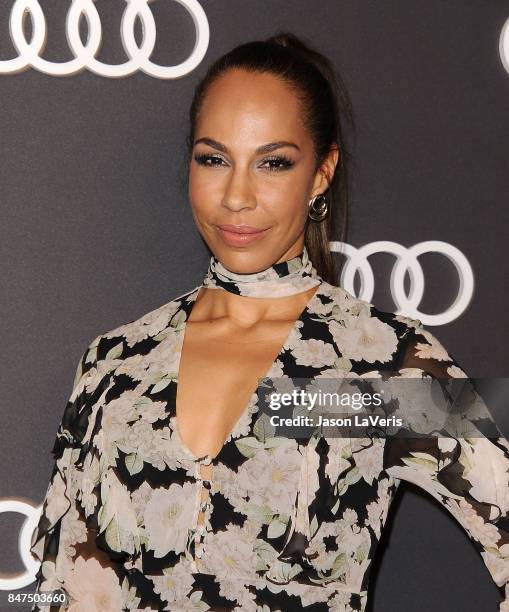 Actress Amanda Brugel attends the Audi celebration for the 69th Emmys at The Highlight Room at the Dream Hollywood on September 14, 2017 in...