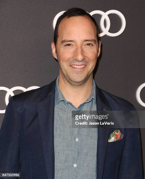 Actor Tony Hale attends the Audi celebration for the 69th Emmys at The Highlight Room at the Dream Hollywood on September 14, 2017 in Hollywood,...