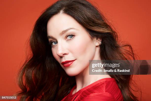 Actress Lynn Collins of Discovery Communications 'Discovery Channel - Manhunt: Unabomber' poses for a portrait during the 2017 Summer Television...