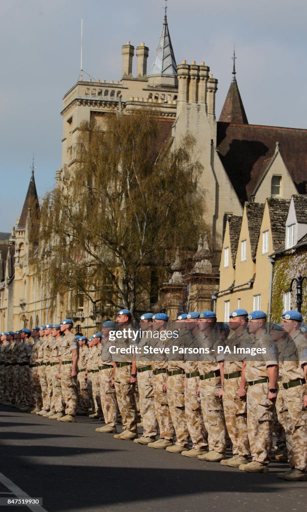 Troops homecoming parade
