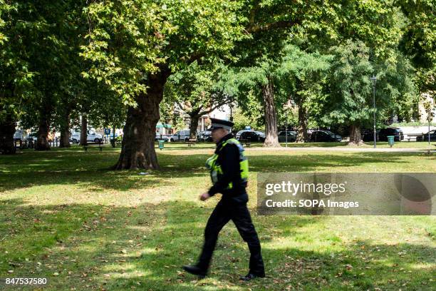 Police officer at Parsons Green. Several people have been injured after an explosion on a tube train in south-west London. The Police are treating...