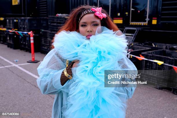 Lizzo performs onstage during the Meadows Music And Arts Festival - Day 1 at Citi Field on September 15, 2017 in New York City.