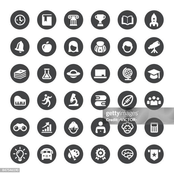 education vector icons - rugby icon stock illustrations