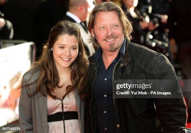 Charlie Boorman and his daughter Kinvara arriving for the UK premiere of Salmon Fishing In The Yemen, at ODEON Kensington, Kensington High Street in...