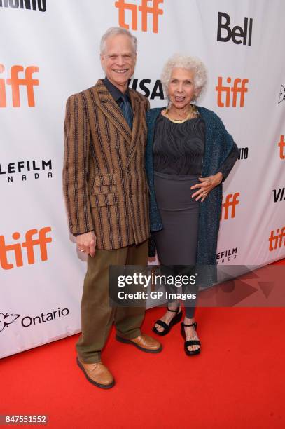 Writer Mark Bruce Rosin and Cynthia Hoppenfeld attend the "55 Steps" premiere during the 2017 Toronto International Film Festival at Roy Thomson Hall...