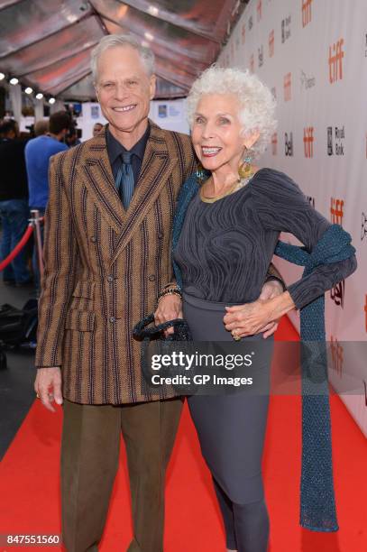 Writer Mark Bruce Rosin and Cynthia Hoppenfeld attend the "55 Steps" premiere during the 2017 Toronto International Film Festival at Roy Thomson Hall...
