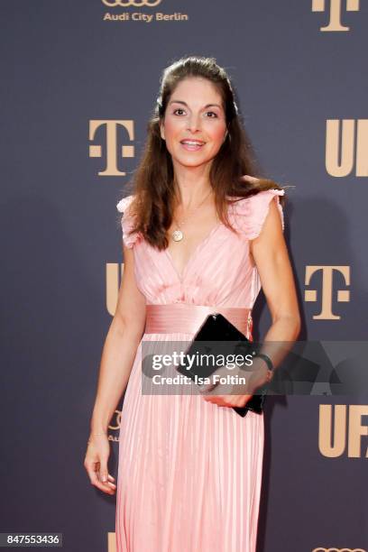 German actress Bianca Hein attends the UFA 100th anniversary celebration at Palais am Funkturm on September 15, 2017 in Berlin, Germany.