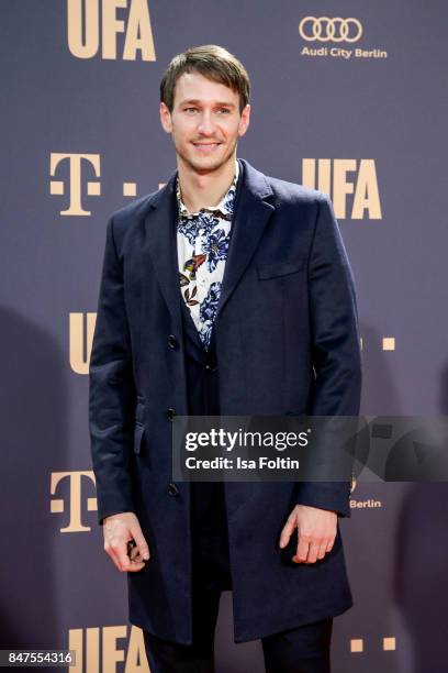 German actor Vladimir Burlakov attends the UFA 100th anniversary celebration at Palais am Funkturm on September 15, 2017 in Berlin, Germany.