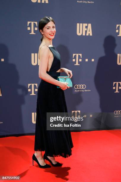 Aylin Tezel, Clemens Schick attends the UFA 100th anniversary celebration at Palais am Funkturm on September 15, 2017 in Berlin, Germany.