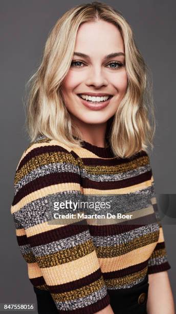 Margot Robbie from the film "I, Tonya" poses for a portrait during the 2017 Toronto International Film Festival at Intercontinental Hotel on...
