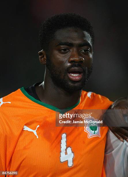 Portrait of Kolo Toure of the Ivory Coast during the International Friendly match between Turkey and the Ivory Coast at the Izmir Ataturk Stadium on...