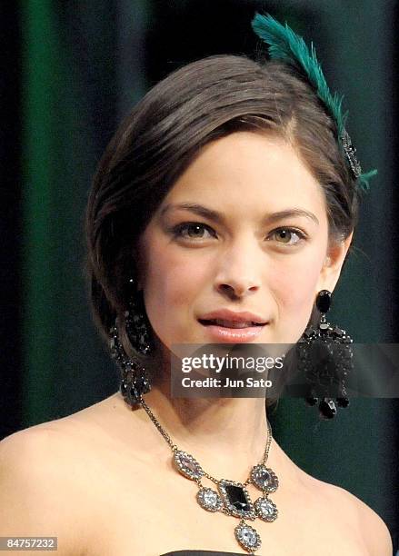 Actress Kristin Kreuk attends "Street Fighter: The Legend of Chun-Li " Japan Premiere at Akihabara UDX on February 12, 2009 in Tokyo, Japan. The film...