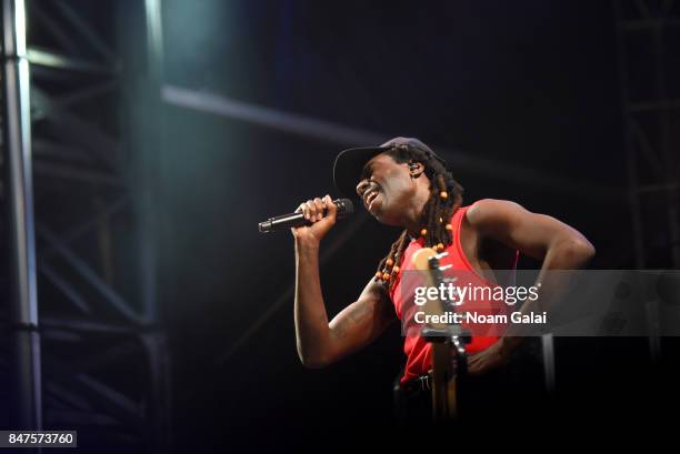 Dev Hynes of Blood Orange performs onstage during the Meadows Music And Arts Festival - Day 1 at Citi Field on September 15, 2017 in New York City.