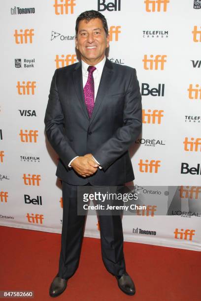 Director Stephen S. Campanelli attends the "Indian Horse" premiere during the 2017 Toronto International Film Festival at TIFF Bell Lightbox on...