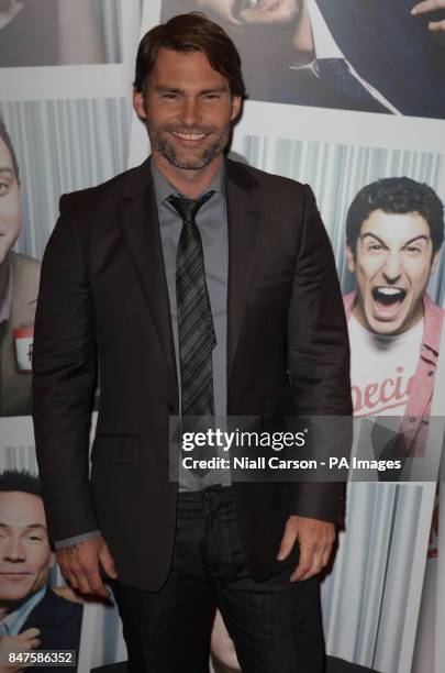 Seann William Scott at the Irish premiere of American Pie The Reunion at the Savoy Cinema in Dublin.