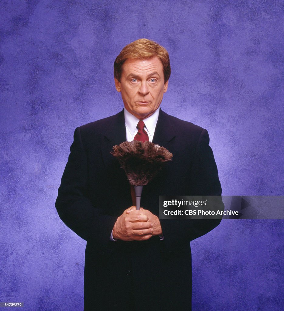 Daniel Davis as Niles the butler, in the CBS sitcom