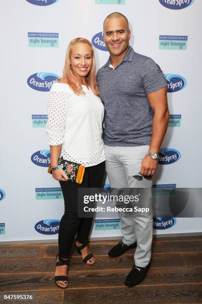 Christopher Jackson and Veronica Jackson attend Kari Feinstein's Style Lounge presented by Ocean Spray on September 15, 2017 in Los Angeles,...