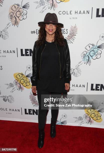 Actress Rosie Perez attends the 2nd Anniversary of Lenny, In Partnership with Cole Haan of Lenny at The Jane Hotel on September 15, 2017 in New York...