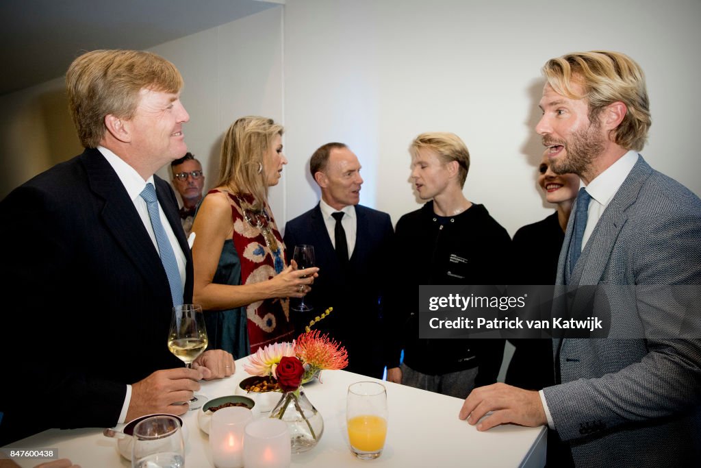 King Willem-Alexander Of The Netherlands & Queen Maxima Attend the "Ode aan de Meester" Ballet Premiere In Amsterdam