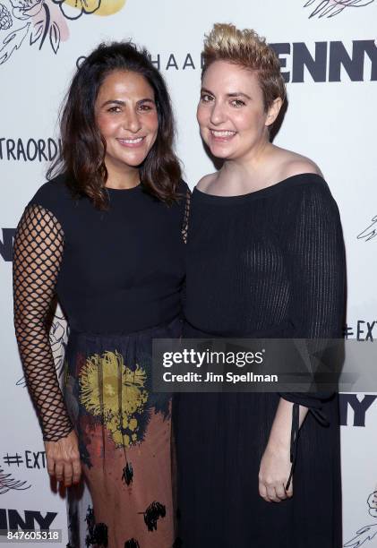 Director/writer Jennifer Konner and actress Lena Dunham attend The 2nd Anniversary Party for Lenny, in partnership with Cole Haan at The Jane Hotel...