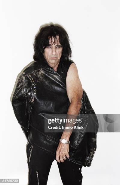 Rock Singer Alice Cooper poses for a portrait shoot for the Independent magazine in London on July 5, 2006.