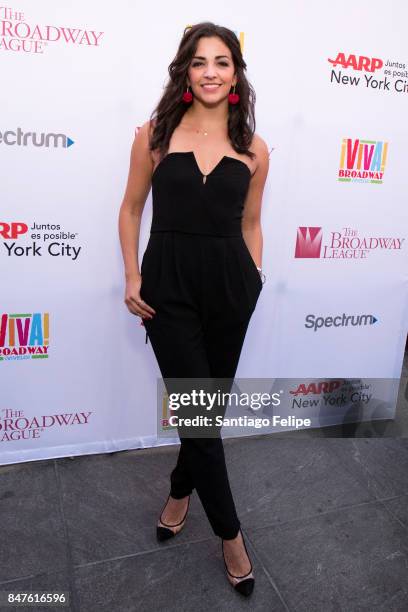 Ana Villafane attends Viva Broadway Special Event at Duffy Square on September 15, 2017 in New York City.