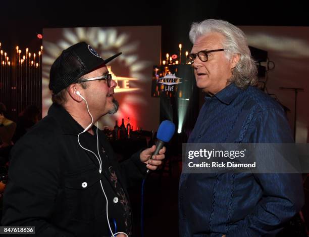 Ricky Skaggs attends Skyville Live Celebrates AmericanaFest with Graham Nash and special guests on September 15, 2017 in Nashville, Tennessee.