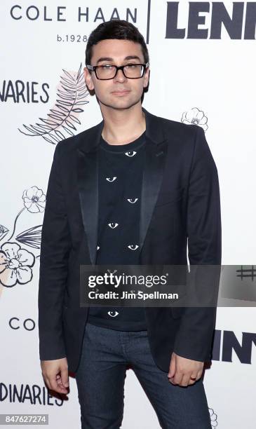 Fashion designer Christian Siriano attends The 2nd Anniversary Party for Lenny, in partnership with Cole Haan at The Jane Hotel on September 15, 2017...