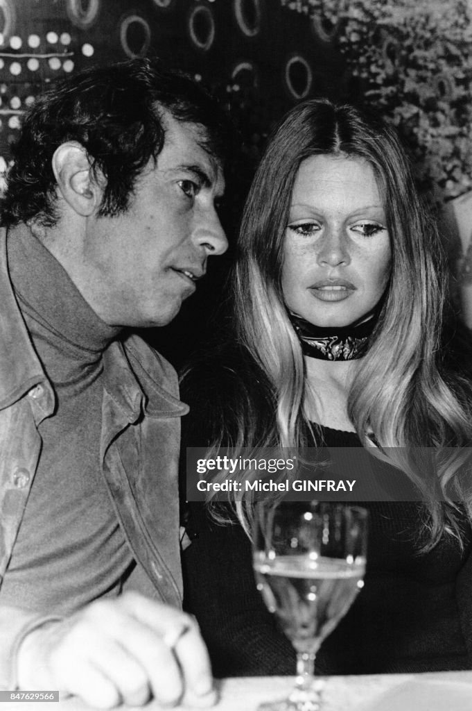 Brigitte Bardot Et Roger Vadim En 1972