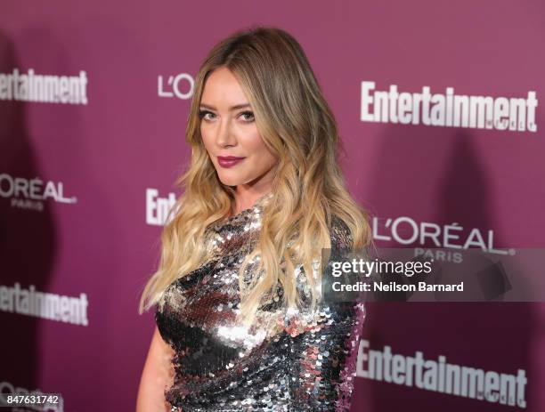 Hilary Duff attends the 2017 Entertainment Weekly Pre-Emmy Party at Sunset Tower on September 15, 2017 in West Hollywood, California.