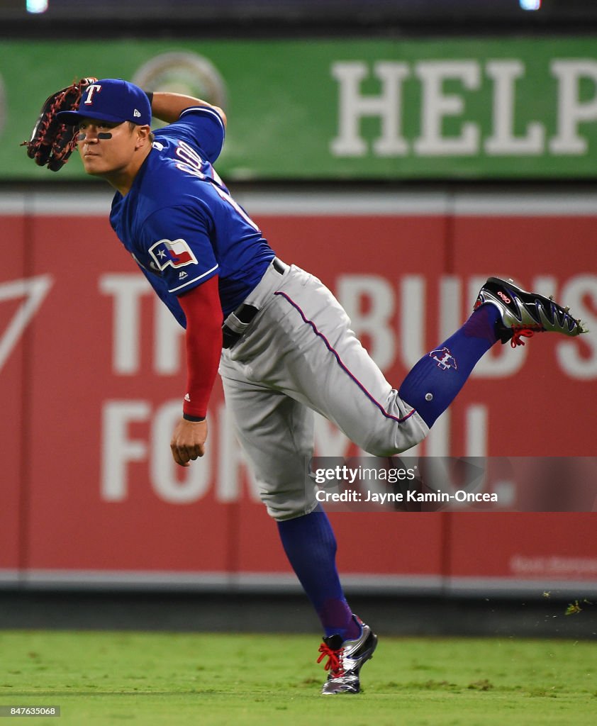 Texas Rangers v Los Angeles Angels of Anaheim