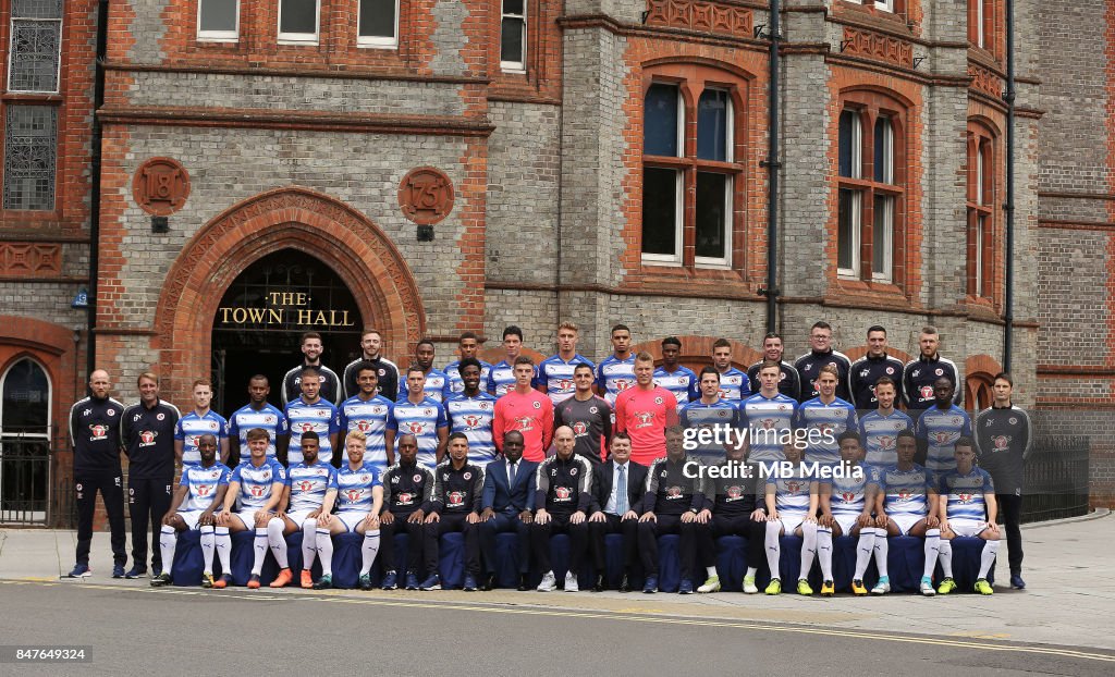 Reading Football Club Official Team Photograph and Head Shots