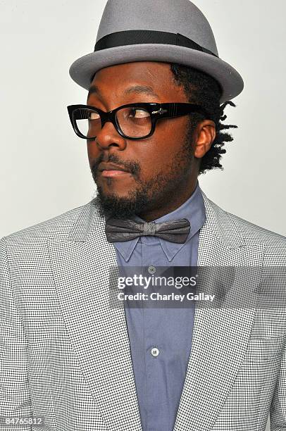 Musician will.i.am poses for a portrait during the 40th NAACP Image Awards held at the Shrine Auditorium on February 12, 2009 in Los Angeles,...