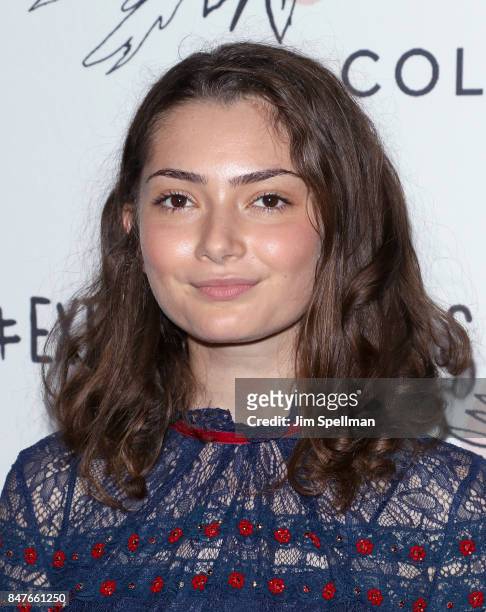 Actress Emily Robinson attends The 2nd Anniversary Party for Lenny, in partnership with Cole Haan at The Jane Hotel on September 15, 2017 in New York...