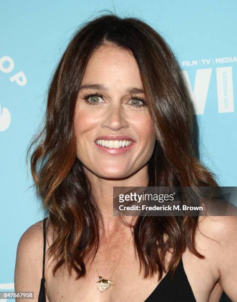 Robin Tunney attends the Variety and Women In Film's 2017 Pre-Emmy Celebration at Gracias Madre on September 15, 2017 in West Hollywood, California.