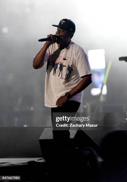 Performs onstage during the Meadows Music and Arts Festival - Day 1 at Citi Field on September 15, 2017 in New York City.