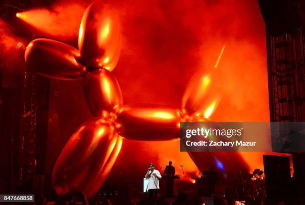 Performs onstage during the Meadows Music and Arts Festival - Day 1 at Citi Field on September 15, 2017 in New York City.