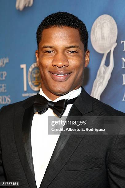 Actor Nate Parker arrives at the 40th NAACP Image Awards held at the Shrine Auditorium on February 12, 2009 in Los Angeles, California.