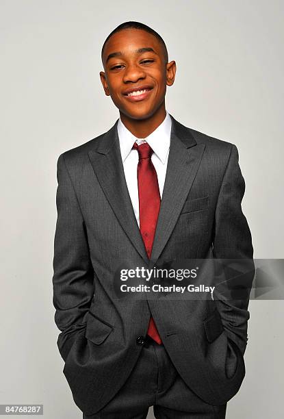 Actor Justin Martin poses for a portrait during the 40th NAACP Image Awards held at the Shrine Auditorium on February 12, 2009 in Los Angeles,...