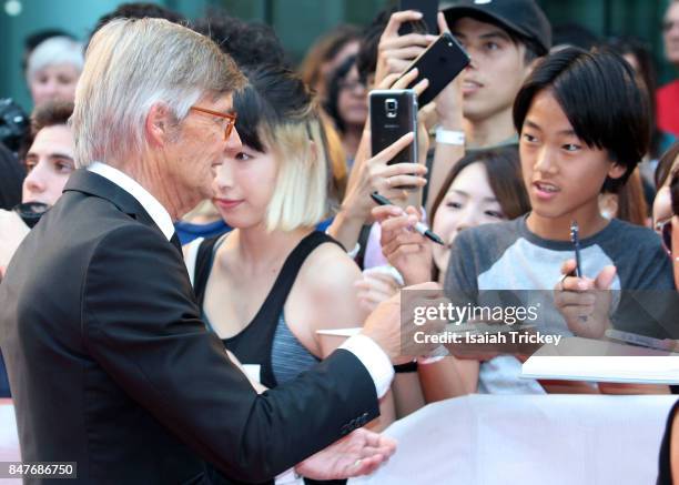 Director Bille August attends the '55 Steps' World Premiere during the 2017 Toronto International Film Festival at Roy Thomson Hall on September 15,...
