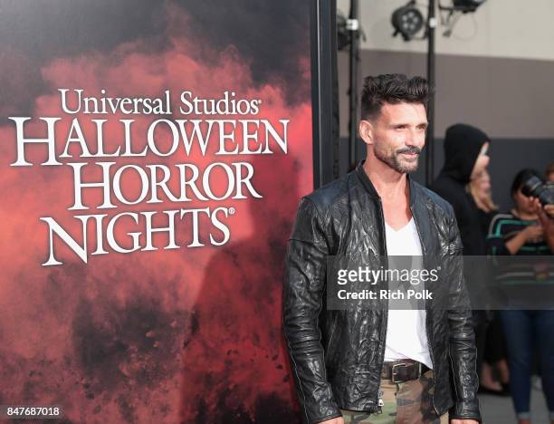 Frank Grillo attends Halloween Horror Nights Opening Night Red Carpet at Universal Studios Hollywood on September 15, 2017 in Universal City,...