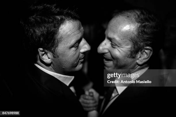 Italian politician Matteo Renzi, Secretary of the Democratic Party during the "Festa de l'Unità" in Rome, Italy on September 14, 2017. The Festa de...