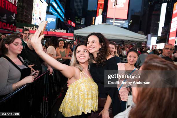 Mandy Gonzalez attends Viva Broadway to kick off Hispanic Heritage Month at Duffy Square in Times Square on September 15, 2017 in New York City.