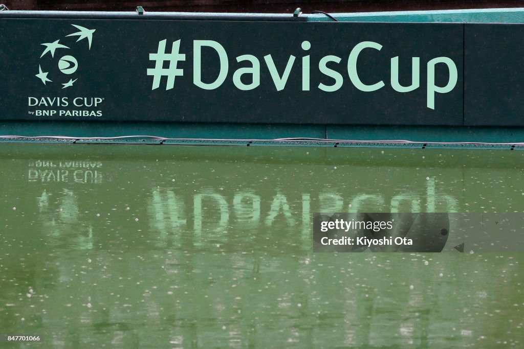 Japan v Brazil - Davis Cup World Group Play-off Day 2