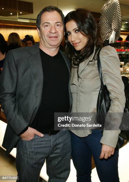 Alec Gores and Hedi Gores attend the Neil Lane for Arcade by Rochelle Gores unveiling on February 12, 2009 in West Hollywood, California.