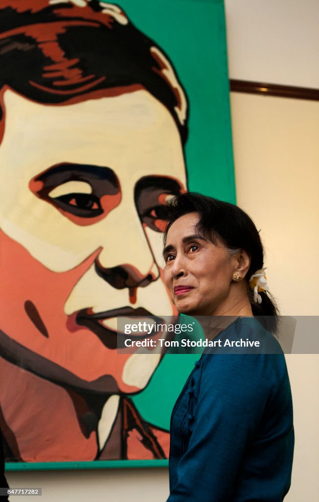 Portrait Of Aung San Suu Kyi