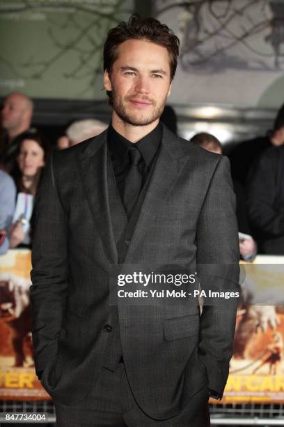 Taylor Kitsch arriving for the UK premiere of John Carter at the BFI Southbank, London. PRESS ASSOCIATION Photo. Picture date: Thursday March 1,...