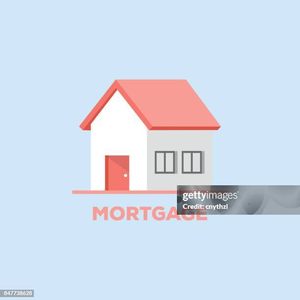 mortgage concept - roofing services stock illustrations