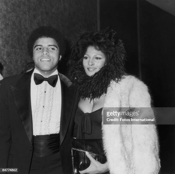 American actress Pam Grier and her brother Rod attend the NAACP Image Awards at the Hollywood Palladium, January 1974.