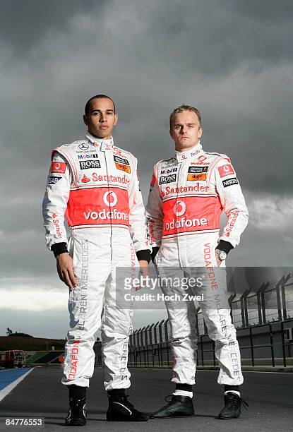 World Champion Lewis Hamilton during Vodafone McLaren Mercedes testing on January 28, 2009 in Portimao, Portugal.